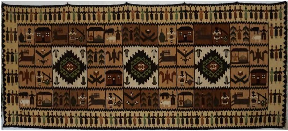 Iulia Corău, din Botiza, una dintre priceputele țesătoare ale Maramureșului: „De covoare m-am ocupat de când m-am căsătorit, în 1981” (FOTO)