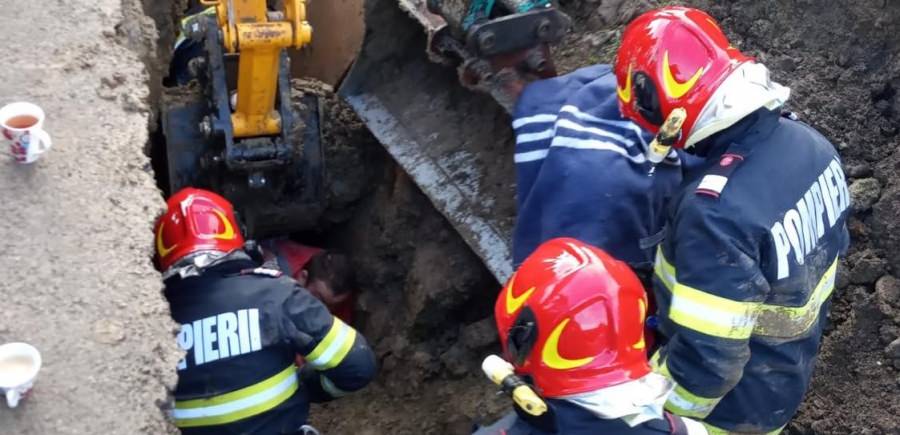 Alertă forțe de intervenție: În județul Maramureș un bărbat surprins de un mal de pământ, în satul Coștiui. S-au deplasat pompierii! (FOTO)