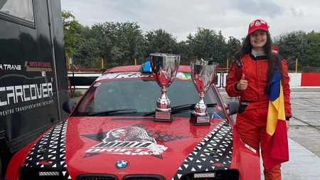 Un an foarte productiv!: Natalia Iocsak, sportiva CS Minaur Baia Mare, două importante medalii, în acest sezon de drift! A urcat pe podium și în Grecia! (FOTO)