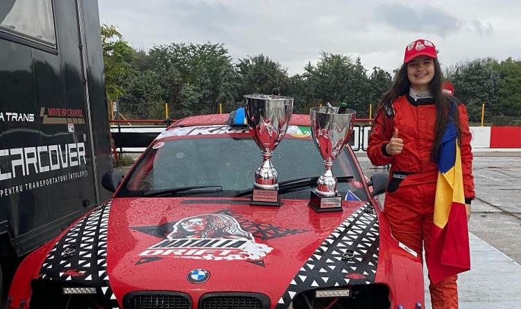 Un an foarte productiv!: Natalia Iocsak, sportiva CS Minaur Baia Mare, două importante medalii, în acest sezon de drift! A urcat pe podium și în Grecia! (FOTO)