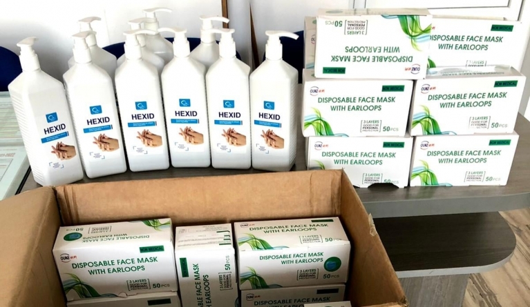 5.000 de măști și 10 litri de dezinfectant pentru Liceul Tehnologic Agricol „Alexiu Berinde” din Seini