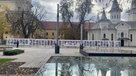 În Piața Cetății din Baia Mare se poate vizita expoziția-concurs a Anualei de Arhitectură 2021 a Filialei Nord-Vest a Ordinului Arhitecților din România