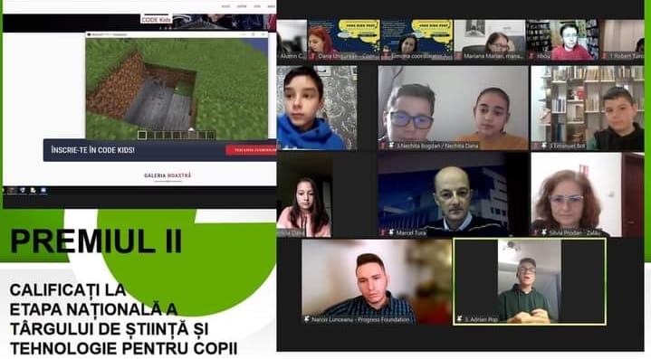 Elevii din Copalnic-Mănăștur, locul II la Târgul Regional de Știință și Tehnologie pentru Copii CODE Kids Fest Maramureș – Sălaj 2021; S-au calificat la națională