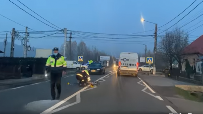 Accident în Recea: Un bărbat a fost lovit de mașină când traversa strada; Traficul rutier a fost blocat pe un sens de mers aproximativ o oră
