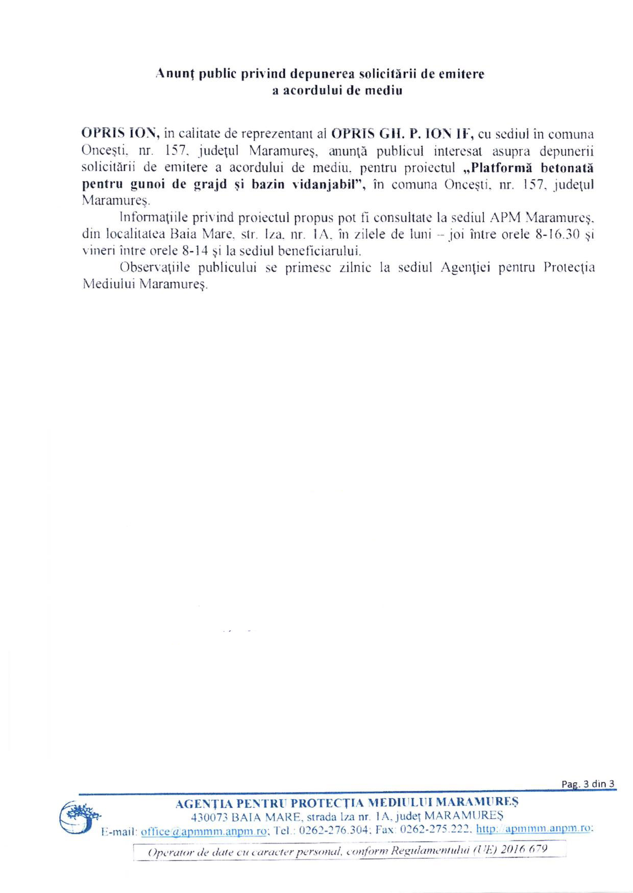 Anunț publicitar 25.11.2021