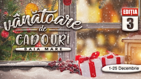 Frumusețea de a dărui: În Baia Mare luna cadourilor vine cu deja tradiționala vânătoare, acum ediția a 3-a. „Campania e un antrenament de generozitate”! (FOTO)
