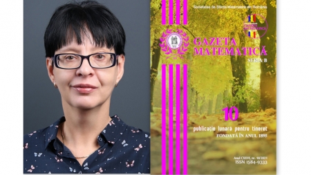 Profesoara Dana Heuberger, singurul cadru didactic din învățământul preuniversitar maramureșean care face parte din colectivul de redacție al revistei „Gazeta Matematică”