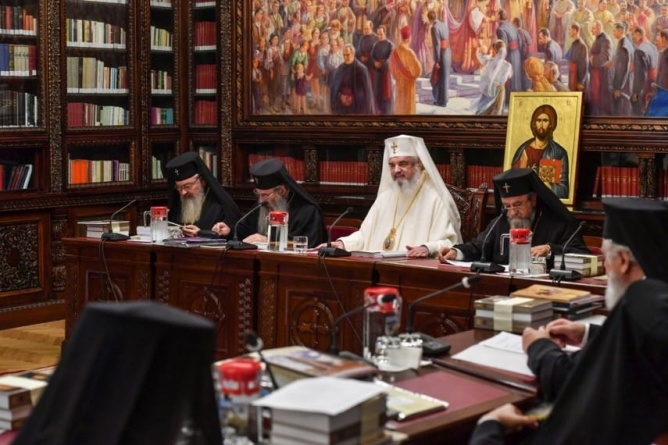 Ierarhii Maramureșului și Sătmarului participă la lucrările Sfântului Sinod al Bisericii Ortodoxe Române, la Palatul Patriarhiei din București