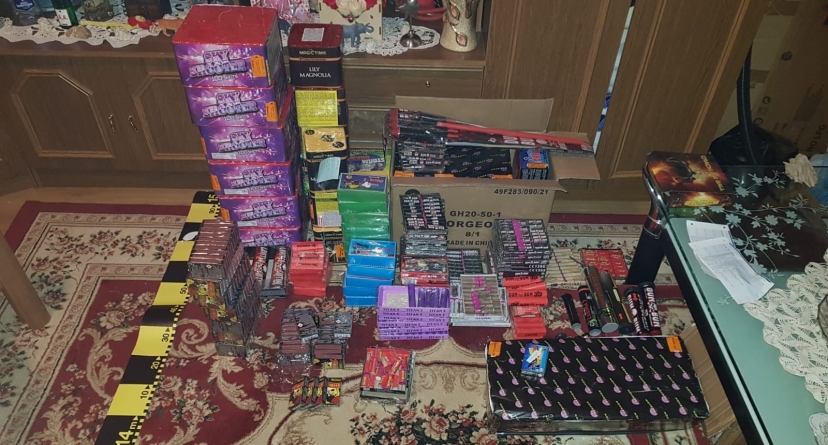 Acțiunea „Foc de artificii”: 600 de kilograme de articole pirotehnice au fost indisponibilizate de polițiștii maramureșeni
