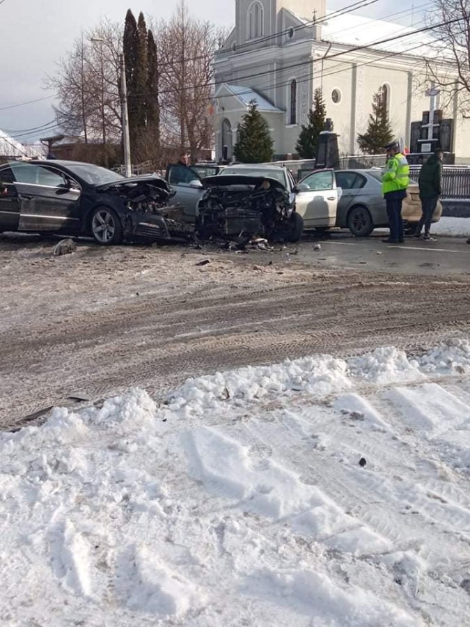 Accident cu trei victime în Lăpușel; Traficul a fost blocat total aproximativ o oră