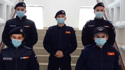 Studenți în practică la Jandarmeria Maramureș