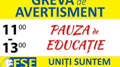 Proteste în sistemul educațional: În județul Maramureș membrii Sindicatului Spiru Haret din învățământ fac o pauză de educație timp de două ore în 19 ianuarie!