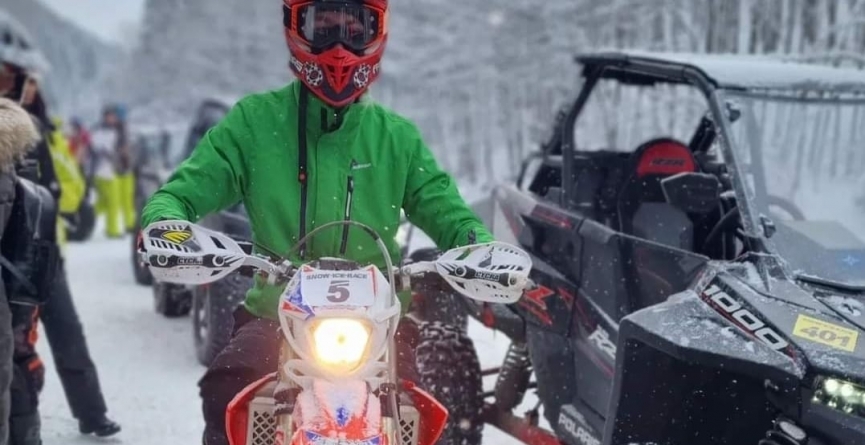 Alex Pop din Lăpuș, câștigătorul Snow Ice Race 2022