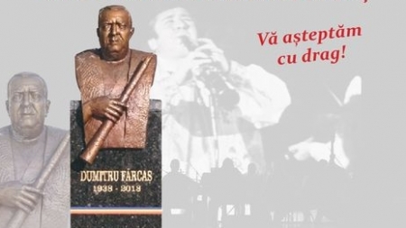 La finalul săptămânii: În Groși va fi dezvelit bustul regretatului artist Dumitru Fărcaș
