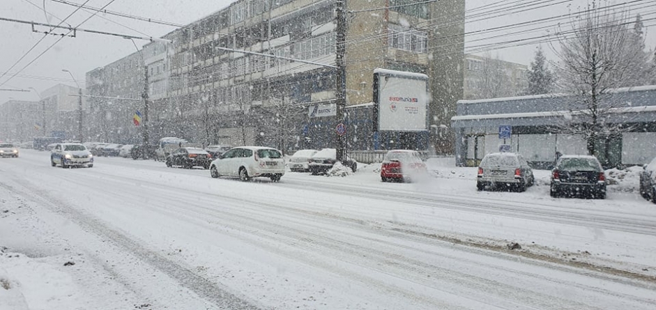 Iarăși în NV țării: În județul Maramureș atenționare meteorologică de ninsori viscolite valabilă în intervalul viitor! Este cod portocaliu!