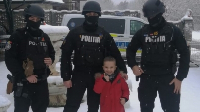De ziua sa: Dorința unui copil, împlinită de luptătorii Serviciului pentru Acțiuni Speciale Maramureș (FOTO)