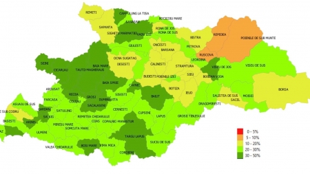 Vaccinarea în județul Maramureș: Baia Mare, aria din apropierea sa, sunt, în prezent, în fruntea topului imunizării anti-COVID-19. Vezi situația pe localități!