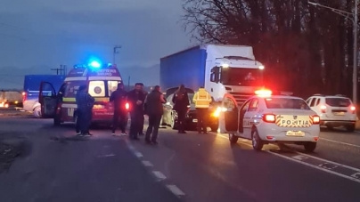 Accident rutier în Hideaga; O tânără a ajuns la spital