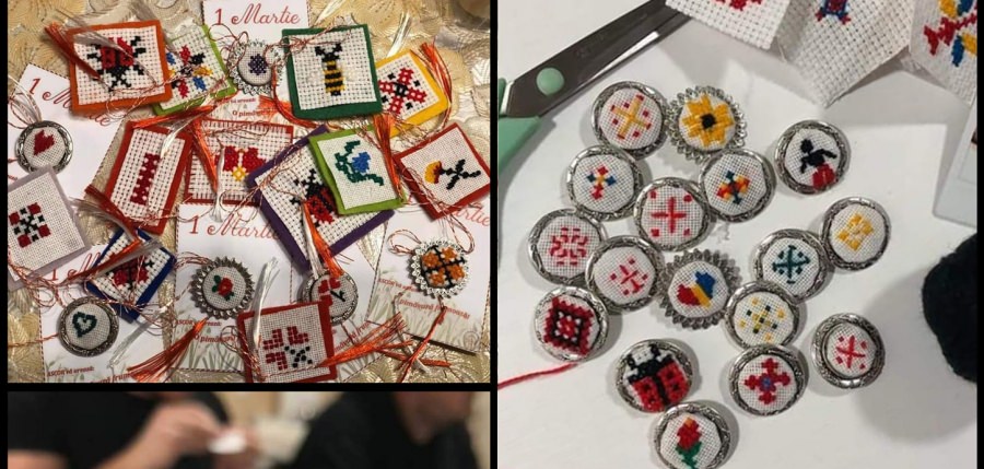Ateliere de confecționat mărțișoare marca ASCOR; Banii obținuți din vânzarea acestora vor fi folosiți în activități sociale