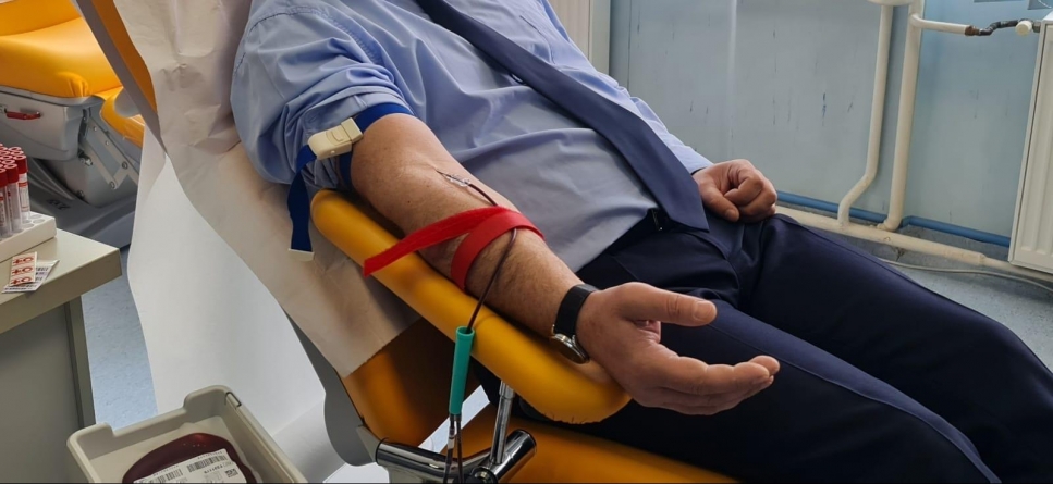 La Centrul de Transfuzie Sanguină Baia Mare debutează campania „Sânge pentru Ucraina”
