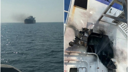 O rachetă a Rusiei a bombardat o navă moldovenească în Marea Neagră