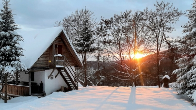Iarna care face regula: În județul Maramureș în Țara Lăpușului stratul de zăpadă măsoară în medie 34 cm. Iată care-i configurația regiunii!