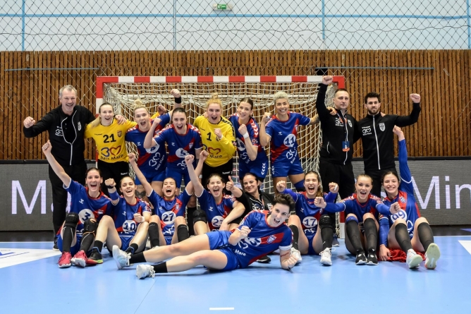 Handbal Feminin Cupele Europene: Minaur Baia Mare a câștigat cu franțuzoaicele în prezent fiind pe locul trei. Încă suntem la mâna noastră!
