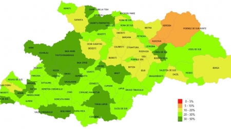 Vaccinarea în județul Maramureș: Baia Mare, aria din apropierea sa, este, în prezent, fruntașă, clar, la imunizarea anti-COVID-19. Vezi situația pe localități!