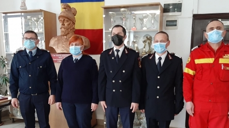 La ISU Maramureș: Avansări în grad de Ziua Protecției Civile