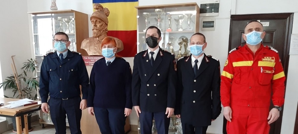 La ISU Maramureș: Avansări în grad de Ziua Protecției Civile
