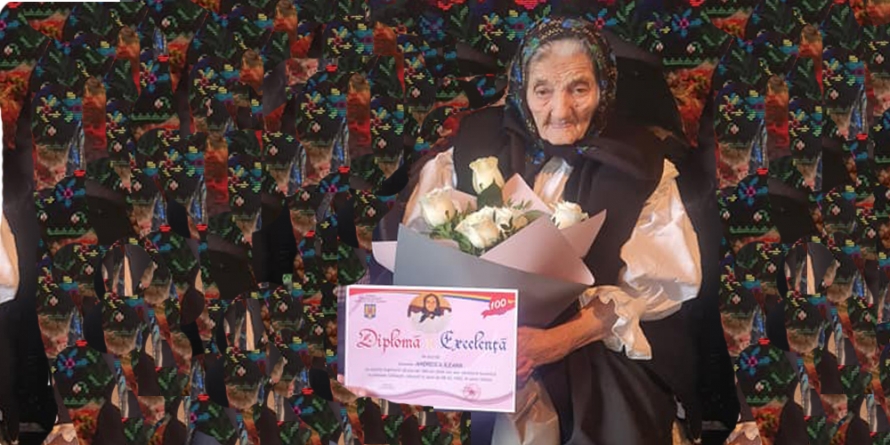 Un secol de viață: Ileana Andreica din Văleni a împlinit 100 de ani (FOTO)