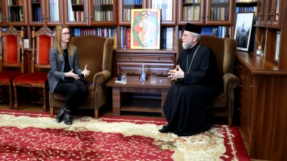 Vizită la Reședința Episcopală: PS Iustin a discutat cu Roksolana Pidlasa, deputat în Parlamentul Ucrainean și membră în Comisia de Dezvoltare Economică