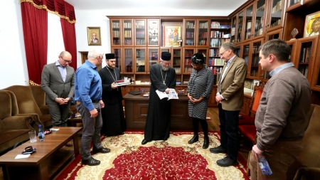 Delegația oficială a Consiliului Mondial al Bisericilor din Geneva, vizită la Episcopia Maramureșului și Sătmarului