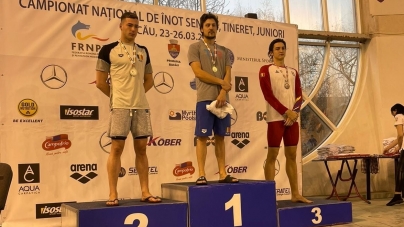Înot: Băimăreanul Cătălin Ungur, campion național la proba 50 m fluture (FOTO)