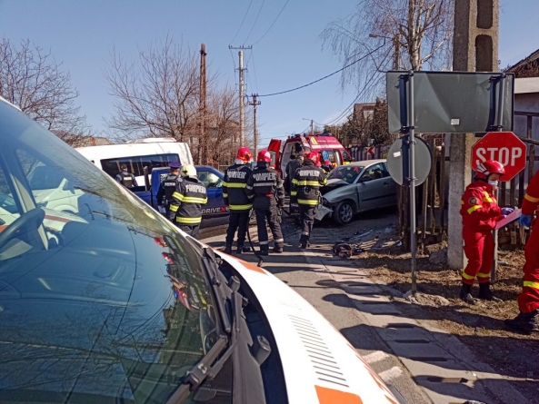 Zilnic accidente de circulație: În județul Maramureș în orașul Baia-Sprie au rezultat total șapte victime în urma unui eveniment rutier. Cum a avut loc acesta!