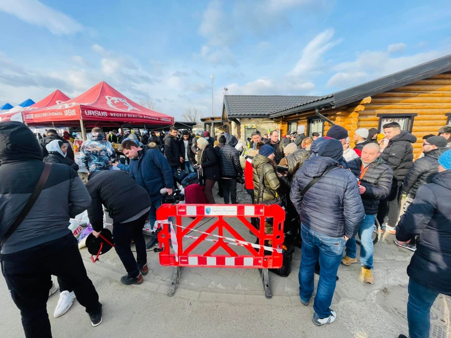 Situația la frontiera nordică: Și în Maramureș în continuare putem vorbi despre activitate dinamică! 630 ucraineni au sosit în țară în 24 ore pe la PTF Sighet!