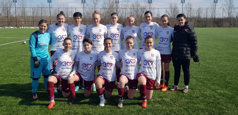 Fotbal feminin Liga 1: Echipa Fotbal Feminin Baia Mare a înregistrat o victorie spectaculoasă cu scorul 4-0 în deplasarea de la Târgoviște!