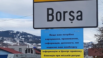 A fi de ajutor: În județul Maramureș în orașul Borșa autoritățile au montat indicatoare în limba ucraineană, pentru a veni în sprijinul, celor care vin la noi!