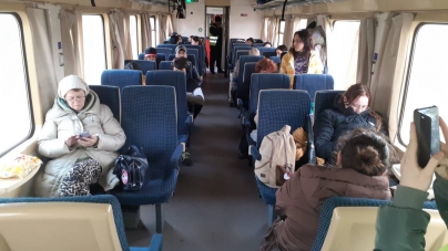 Condiții excelente de transport feroviar pentru refugiații ucrainieni