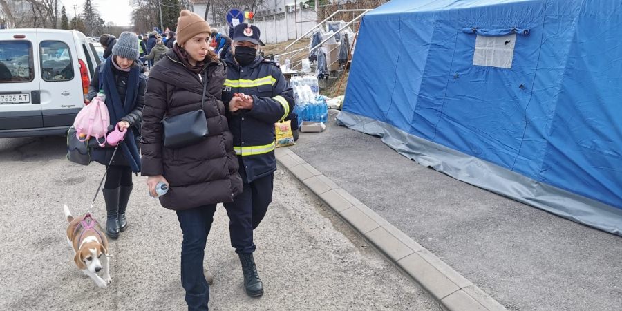 Povestea impresionantă a Mariei: Cu un copil de mână, unul în pântece, un câine și un rucsac în spate, a fugit din calea războiului
