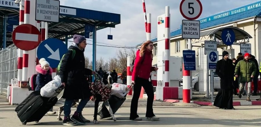 În ultimele ore, prin PTF Sighetu Marmației au trecut 579 de cetățeni ucraineni; Nu au fost solicitări de azil