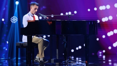 Show-ul Românii Au Talent: Originar din Maramureș din municipiul Baia Mare un tânăr talentat, Sergiu Gliga, a uimit juriul!Este autopsierul care cântă la pian!