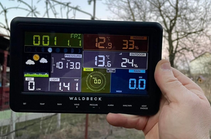 Iată avem și premieră: În județul Maramureș în municipiul Sighetu Marmației acum este funcțională prima stație meteorologică automată! Informații în timp real!