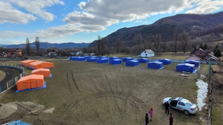 Peste tot mobilizare generală: În județul Maramureș în municipiul Sighetu Marmației acum este funcțională tabăra mobilă pentru refugiații care vin din Ucraina!