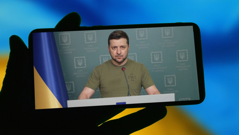 Volodimir Zelenski va vorbi în Parlamentul României