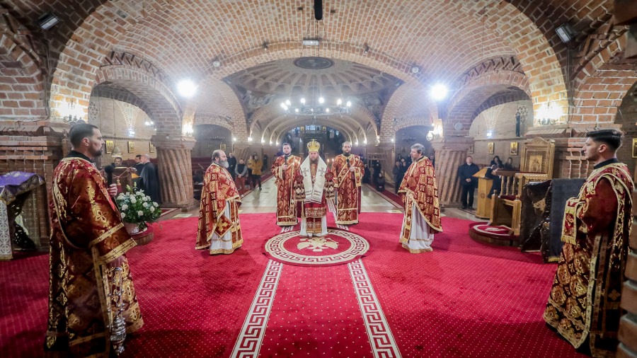 Sfânta și Dumnezeiasca Liturghie din Joia Mare la Catedrala Episcopală din Baia Mare