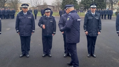 10 jandarmi maramureşeni au fost avansați în grad cu ocazia Zilei Jandarmeriei Române