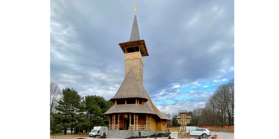 Vis devenit realitate: Biserica de lemn în stil maramureșean din New Jersey va fi târnosită mâine, 1 mai (FOTO)