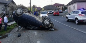 Calea către arest preventiv: În județul Maramureș un bărbat s-a dat cu mașina personală peste cap chiar în ziua de Paști. Câtă alcoolemie avea? Este un record!
