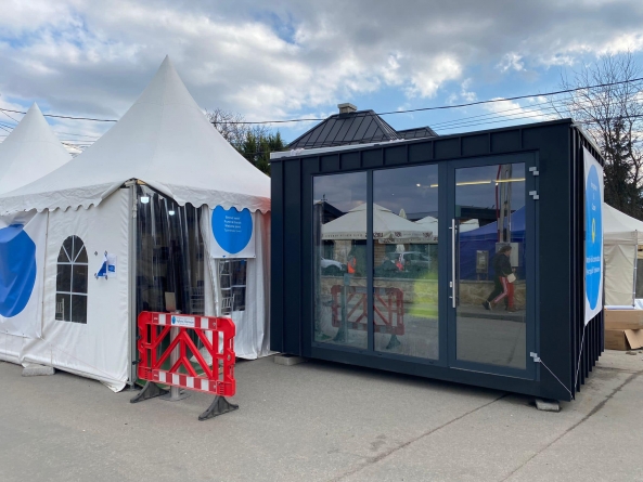 Fraternitatea înainte de toate: În tot Maramureșul avem solidaritate maximă ca atare spațiul special ”Mama și copilul” în Blue Dot Sighet este acum funcțional!